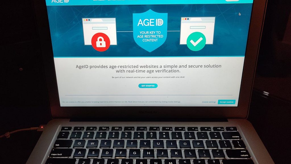 A website showing age verification tools.