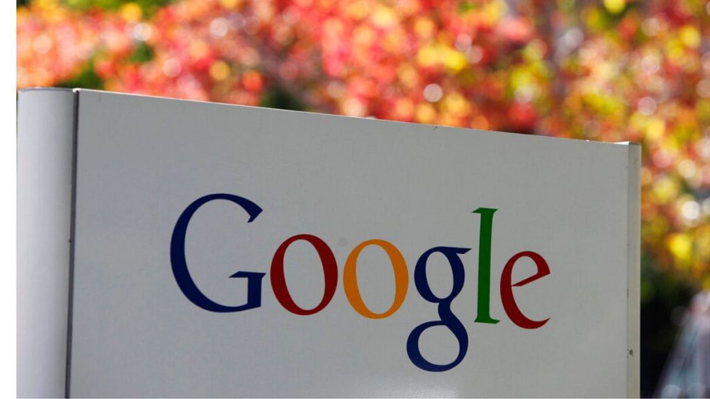 In this photo taken Friday, Oct. 8, 2010, a sign at Google headquarters in Mountain View, Calif. is shown.