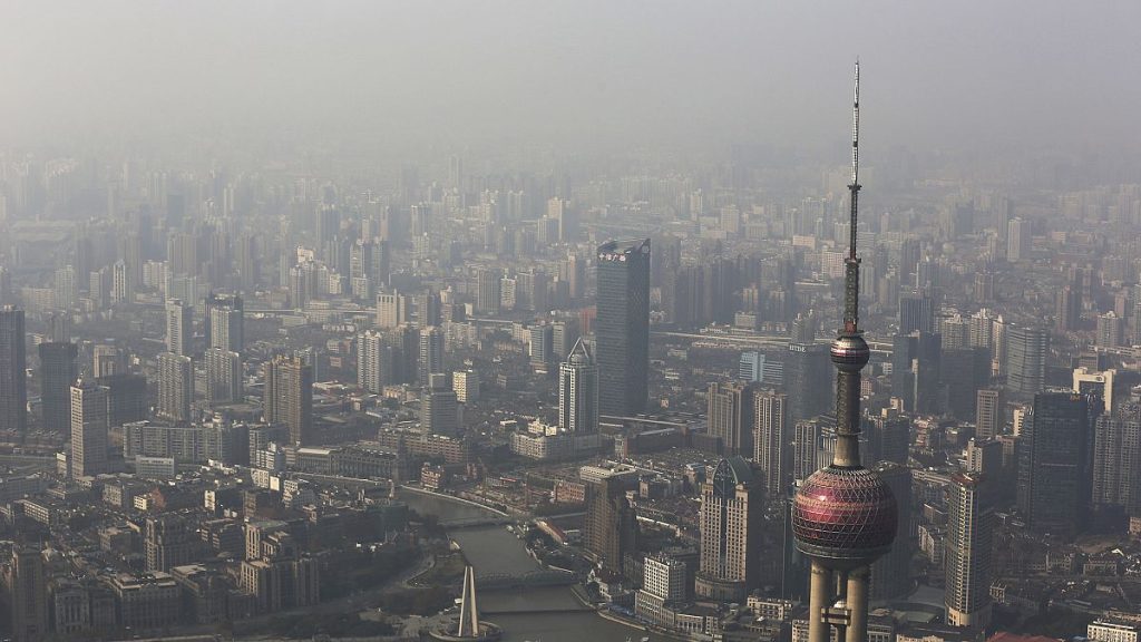 Houses and buildings are covered with haze in Shanghai, China (file photo)