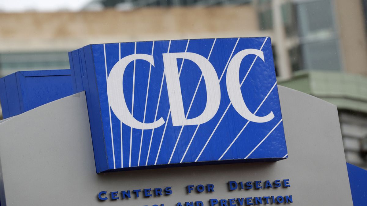 The US CDC building is shown in 2020.