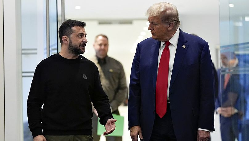 Volodymyr Zelenskyy et Donald Trump se sont rencontrés fin septembre.