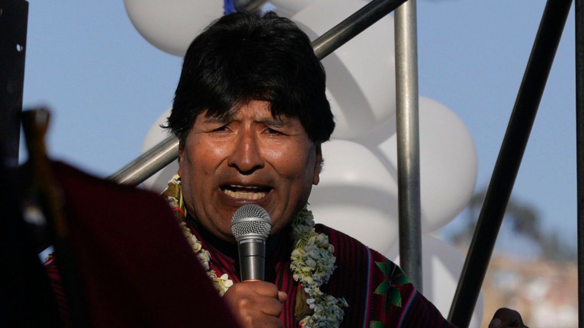 FILE - Former President Evo Morales