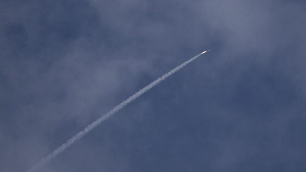 FILE: Israeli Iron Dome air defence system fires to intercept rockets that were launched from Lebanon, in northern Israel, Sunday, Oct. 13, 2024