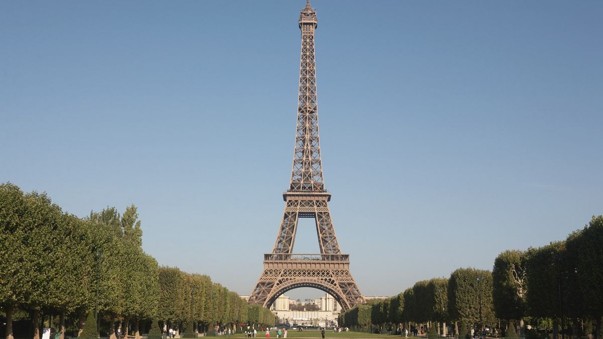 Paris, with the Eiffel Tower in the centre