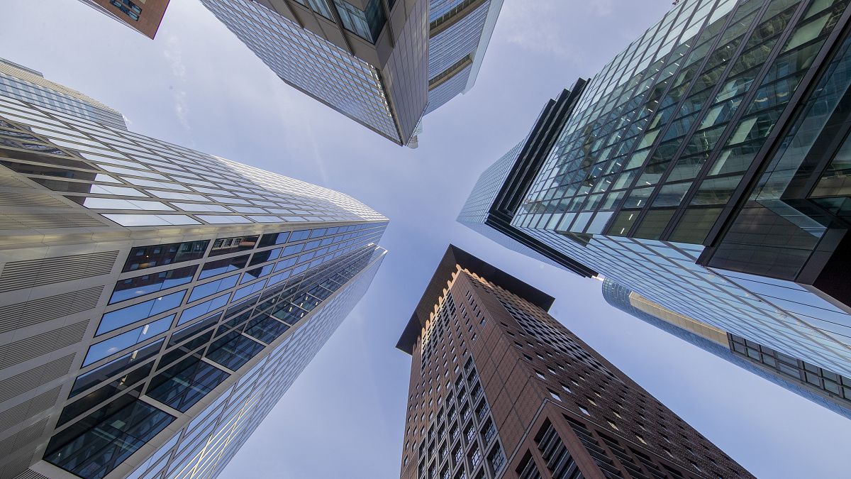 Skyscrapers in Frankfurt, Germany