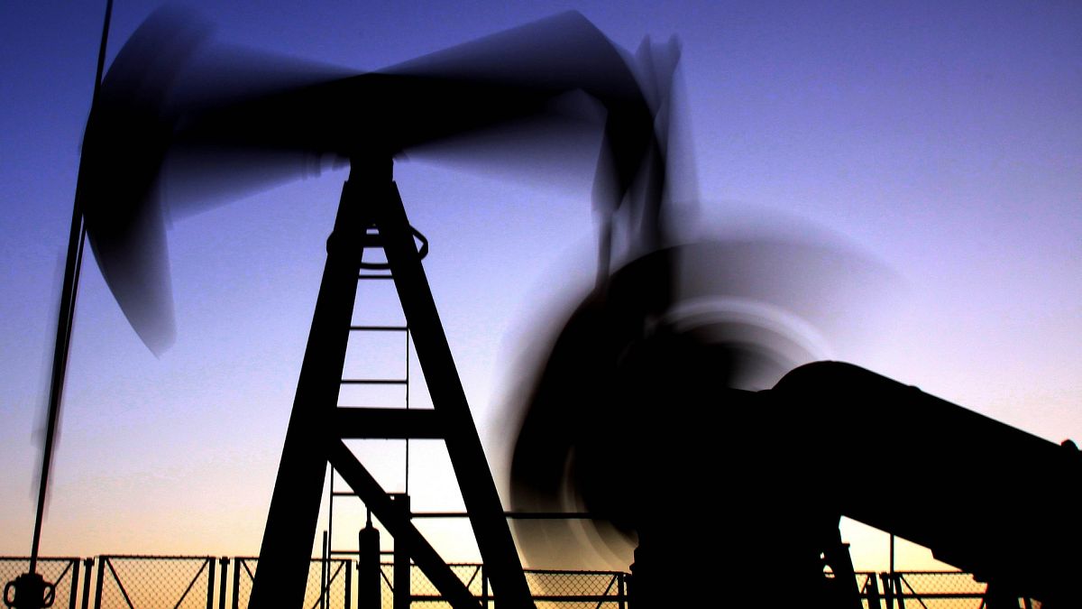 Library picture of an oil rig in Bahrain