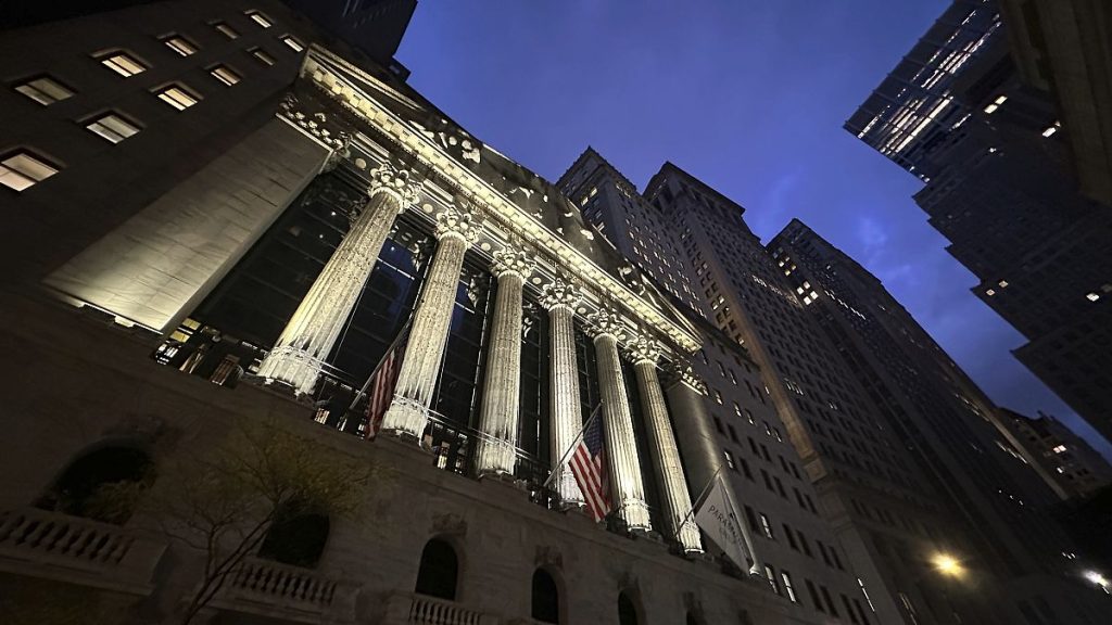 The New York Stock Exchange is shown on Oct. 29, 2024