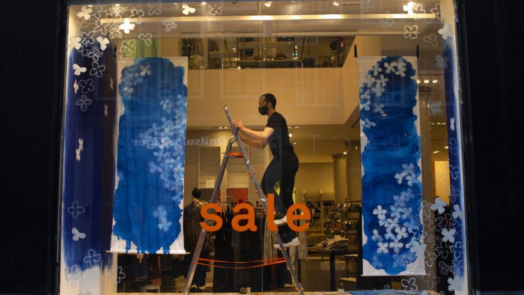 A decorator prepares a closed store