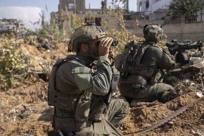 Les soldats de Tsahal effectuent des opérations terrestres dans la bande de Gaza.