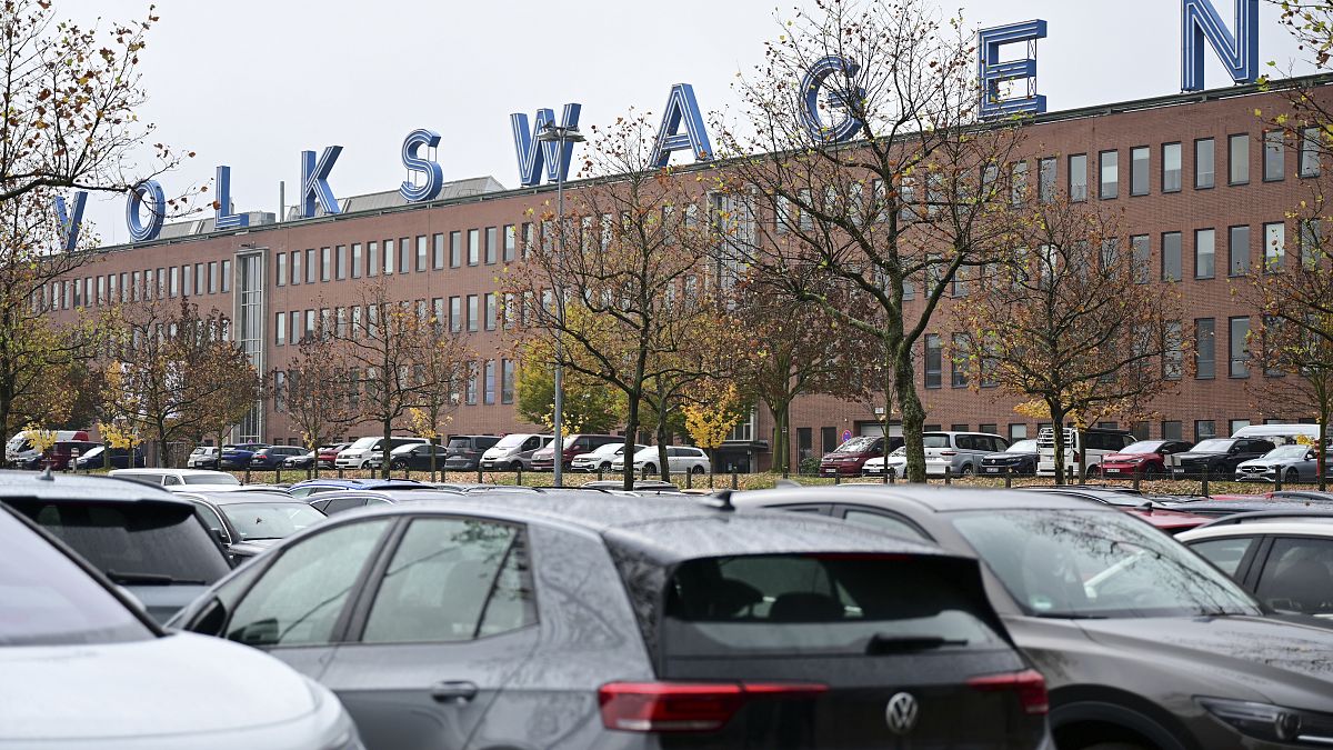 The Volkswagen plant in Kassel, Baunatal, Germany, Tuesday, Oct. 29, 2024.