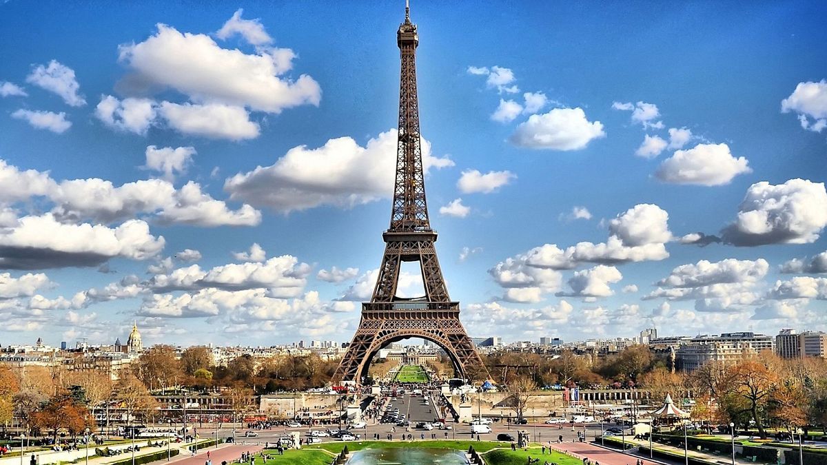 The Eiffel Tower in Paris, France