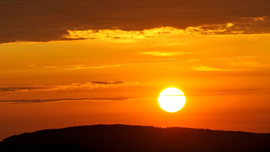 Sunrise in Germany, 2009