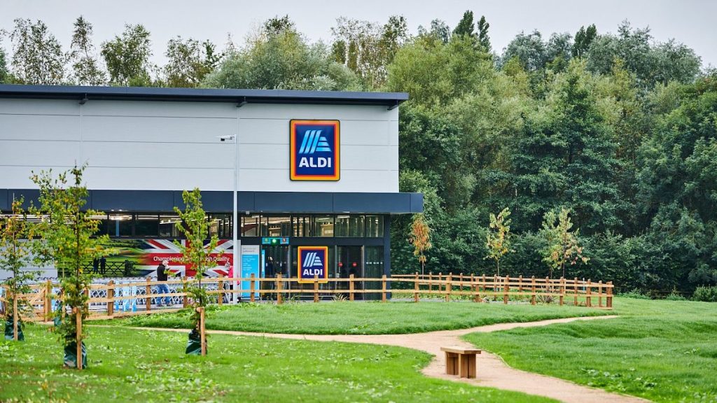 An Aldi supermarket in UK