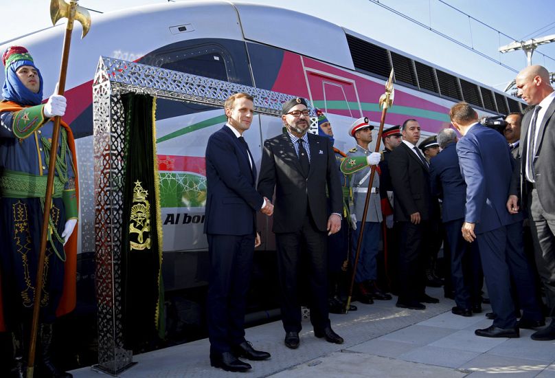 Macron et le roi Mohammed VI inaugurent le nouveau train à grande vitesse