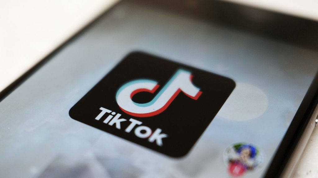 FILE - The TikTok logo is displayed on a smartphone screen, Sept. 28, 2020, in Tokyo.