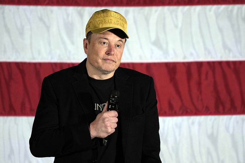 Elon Musk s'exprime dans le cadre d'une assemblée publique de campagne en soutien à Donald Trump - 17 octobre 2024