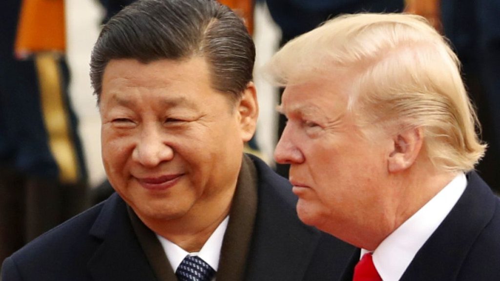 Chinese President Xi Jinping and US Republican nominee Donald Trump.