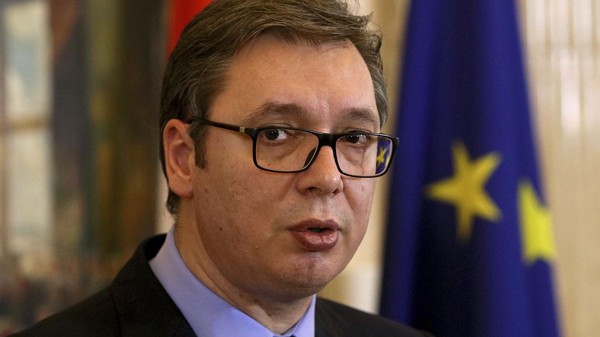 Serbian President Aleksandar Vučić in 2018