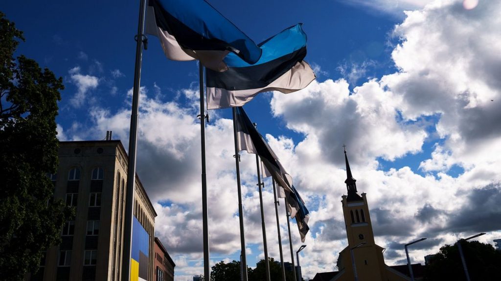 Freedom Square in Tallinn, Estonia