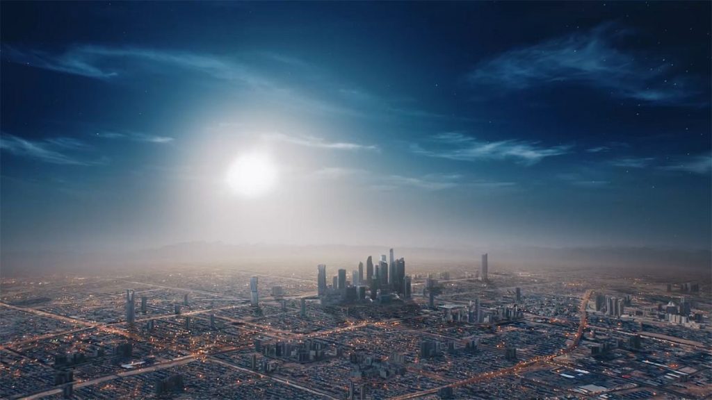 Aerial view of Riyadh