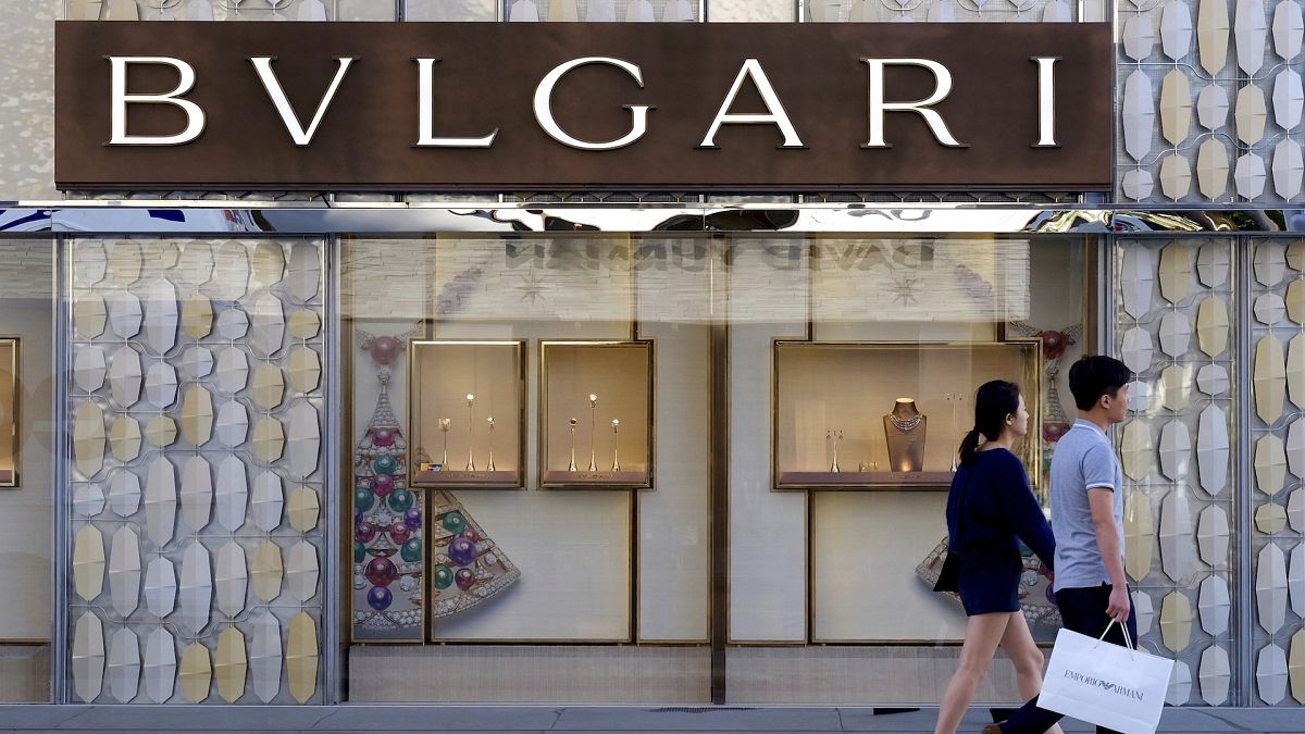 Luxury stores such as Bulgari gain when China