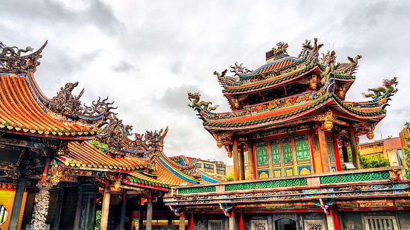 Visitez le temple Mengjia Longshan à Taipei, Taiwan.