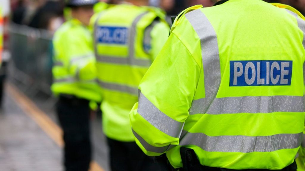 A stock image shows UK police.