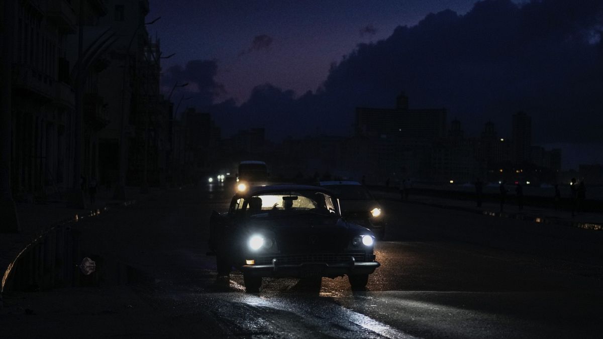 Havana, Cuba during blackout, October 18th 2024