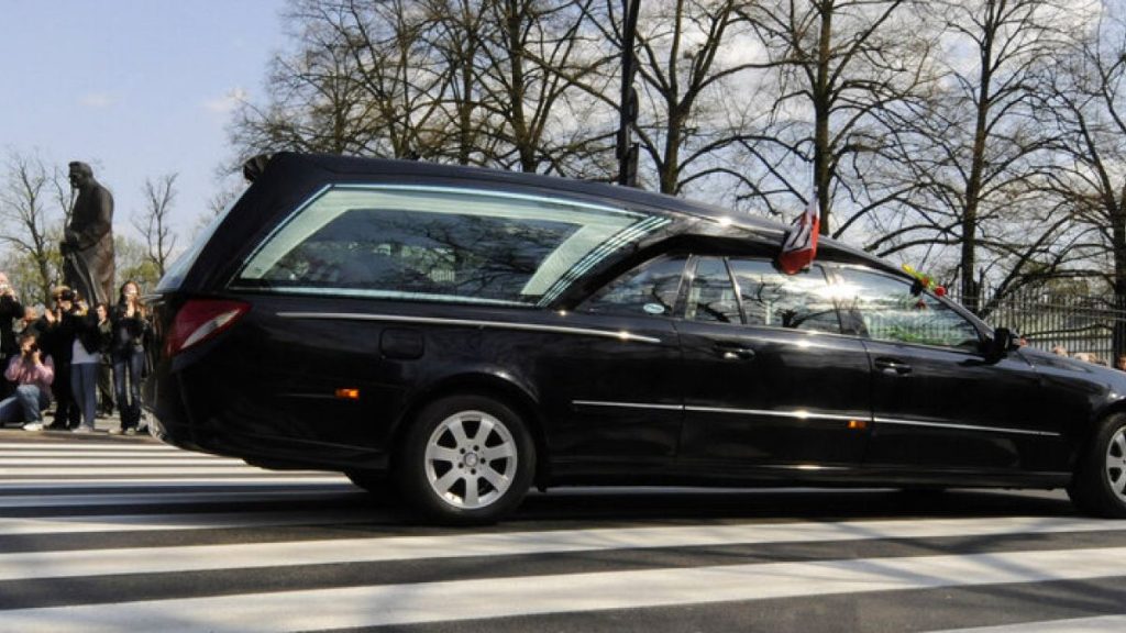 FILE: Hearse in Warsaw, Poland, Thursday, April 15, 2010.