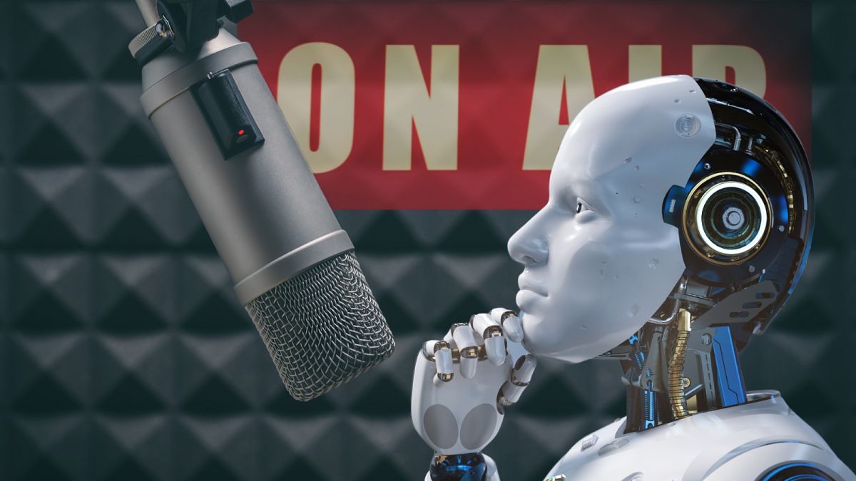 The radio station blamed the shift from humans to AI on its audience being