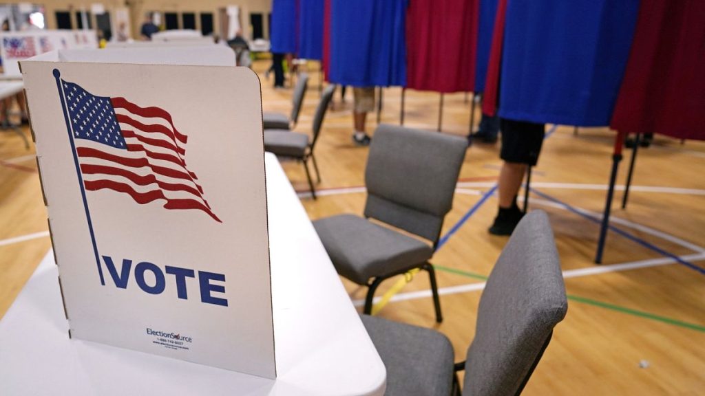 Voters cast their ballots Sept. 13, 2022, at a polling station in Derry, N.H.