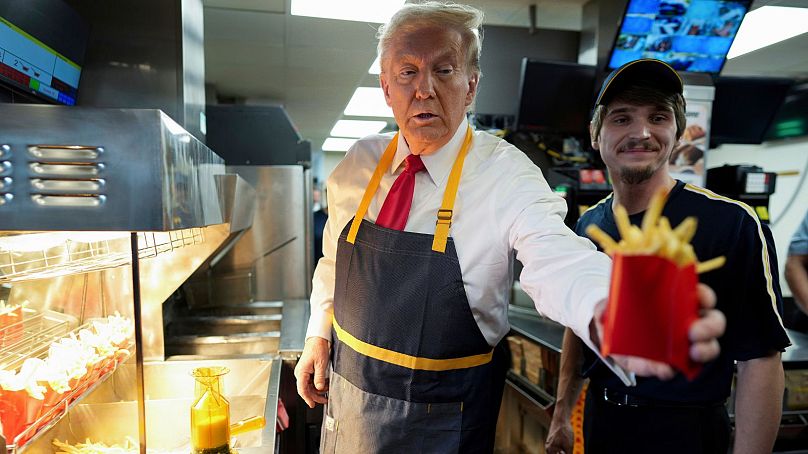 Trump at McDonald's