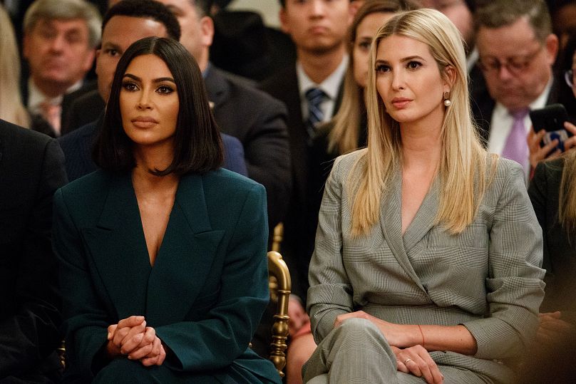 Kim Kardashian et Ivanka Trump en 2019