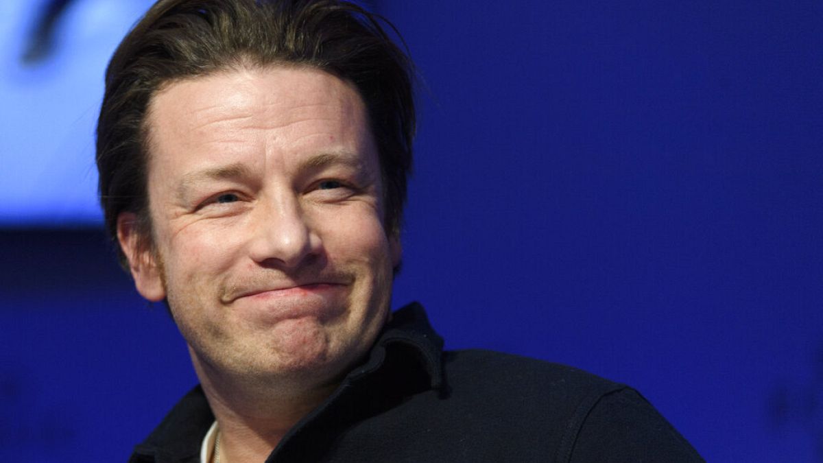 Jamie Oliver at the World Economic Forum in Davos, 2017