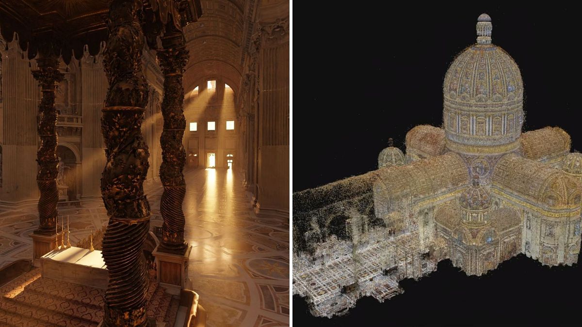 Microsoft and Vatican create 3D digital twin of St. Peter’s Basilica