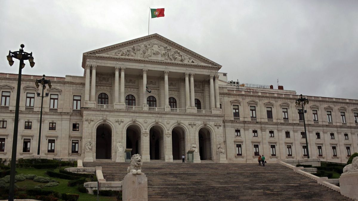 The Portuguese parliament in Lisbon.