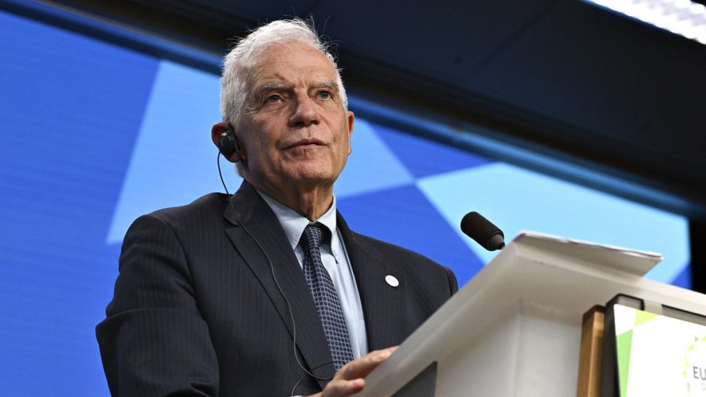 Josep Borrell intends to table his proposal on Monday when foreign affairs ministers are scheduled to meet in Brussels.