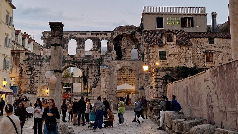 Le palais de Dioclétien, Split.