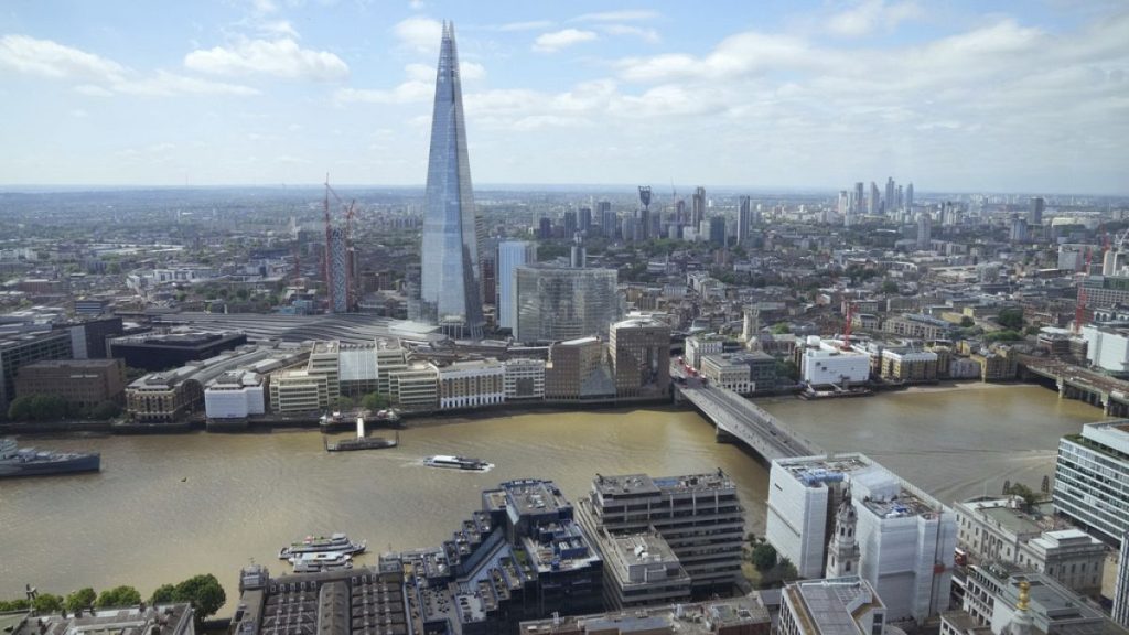 A general view of London