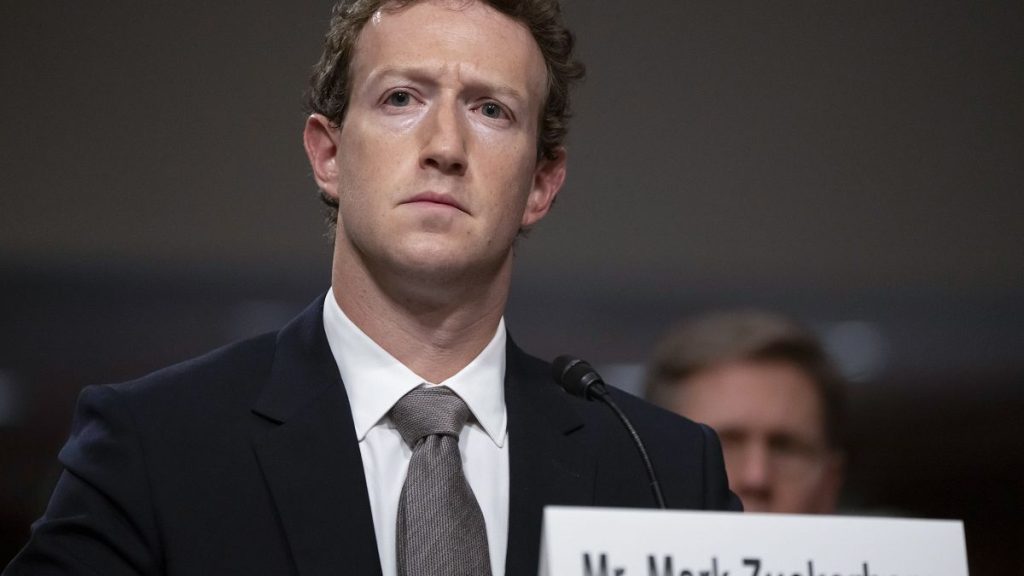 Meta CEO Mark Zuckerberg appears before the Senate Judiciary Committee