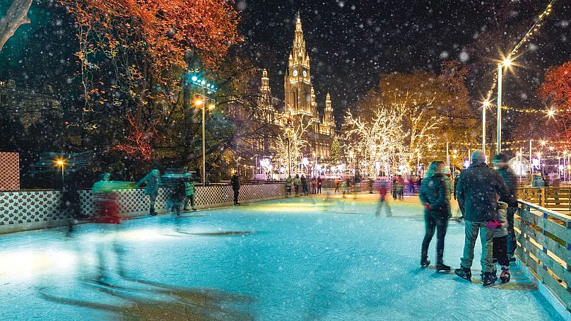 Monde de glace au marché de Noël, Rathausplatz