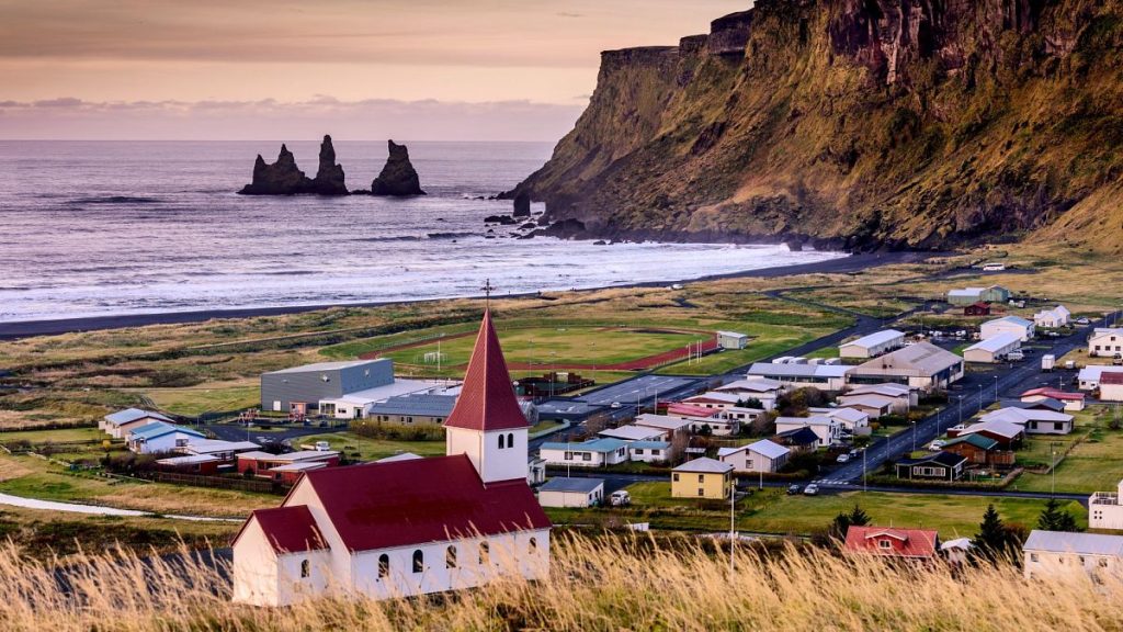 Scenic beauty awaits in Vik, a town in southern Iceland