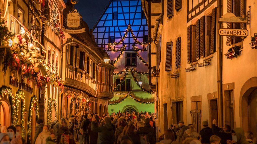 Kaysersberg is one of the Alsace towns tackling winter crowds