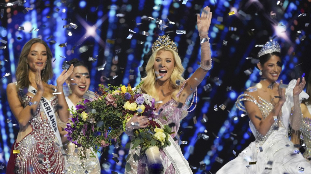 Miss Denmark Victoria Kjær Theilvig won the 73rd Miss Universe Beauty Pageant in Mexico City, Nov. 24