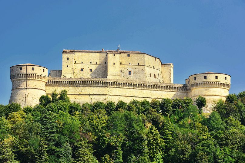 Fortezza Di San Leo en Émilie-Romagne, Italie