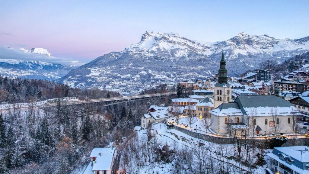 View of Saint Gervais les Bains