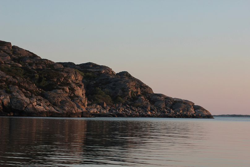 L'horizon à Grundslund, sur la côte suédoise du Bohuslän