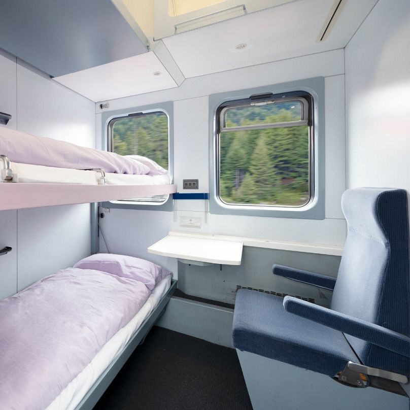 La cabine couchette du European Sleeper.