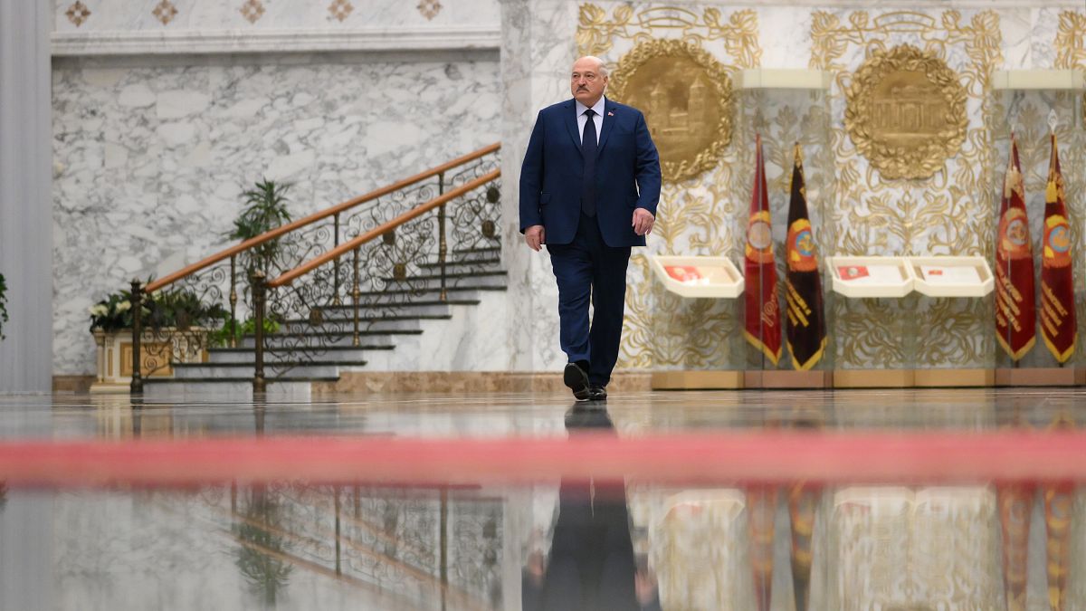 Belarusian President Alexander Lukashenko prior to the meeting of the Supreme State Council of the Russia-Belarus Union State in Minsk, 6 December, 2024