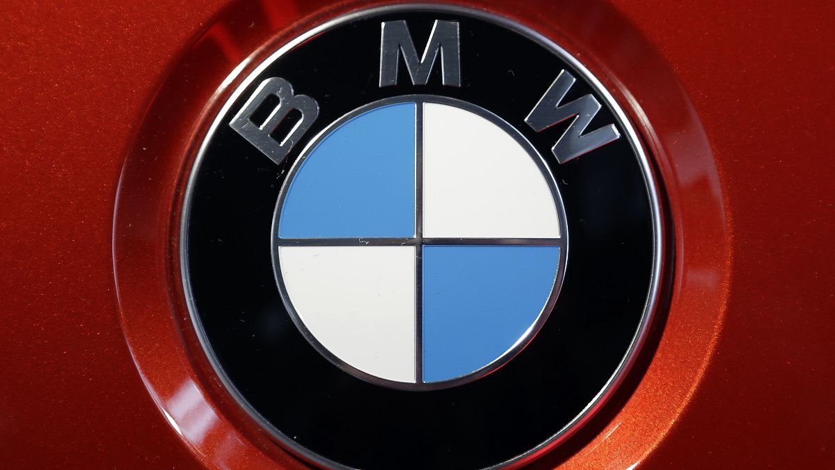 This Tuesday, March 21, 2017, file photo shows the logo of German car manufacturer BMW on a BMW M6 Coupe car during the company